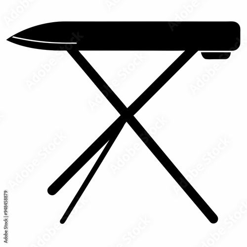 ironing board Black silhouette