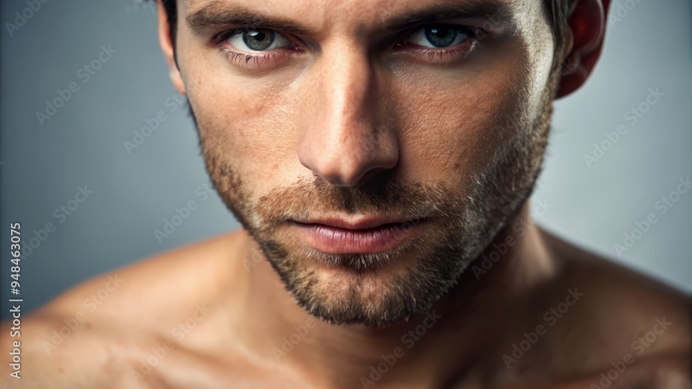 Obraz premium mens+skin+close+up