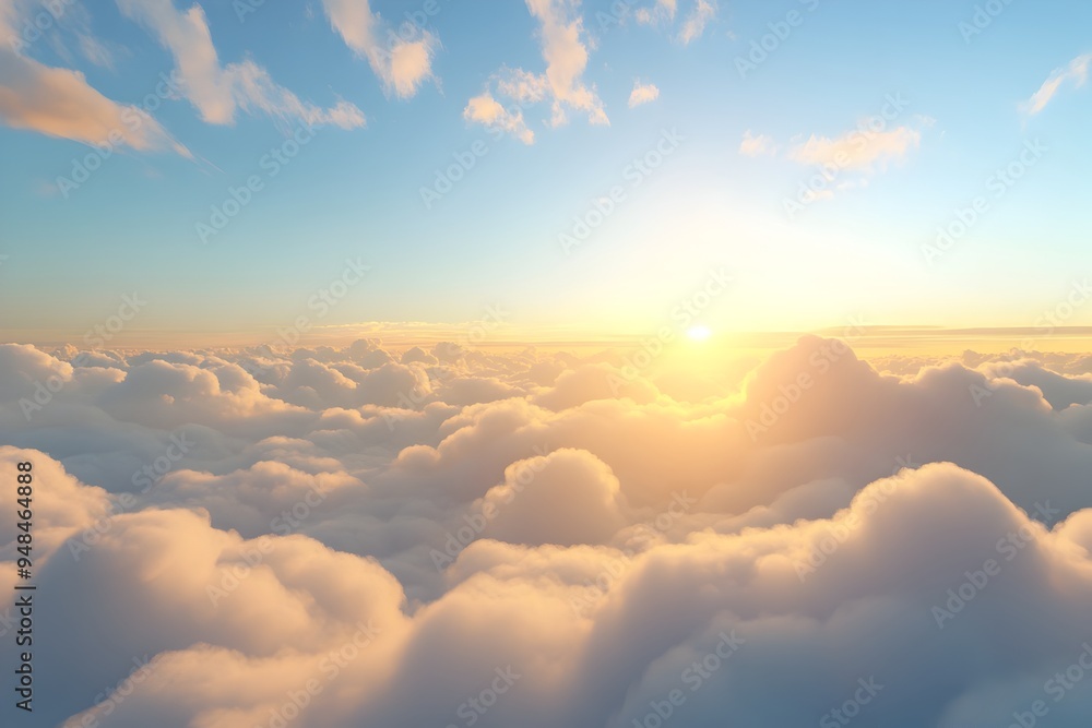 Captivating Sunset Clouds Dazzle the Sky in Breathtaking Aerial Panorama Wispy cirrus clouds and a warm glowing light from the setting sun create an epic Captivating Sunset Clouds Dazzle the Sky in Breathtaking Aerial Panorama Wispy cirrus clouds and a warm glowing light from the setting sun create an epic