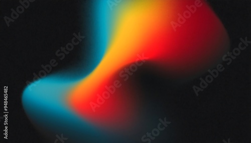 abstract grainy gradient colorful shapes, noise texture background