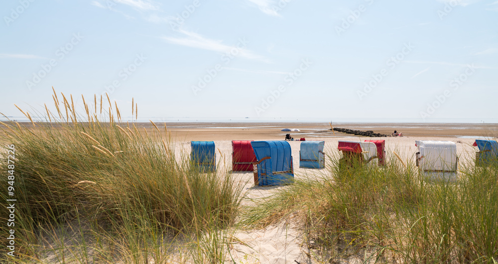 Beach in Utersum on the island of Föhr Beach in Utersum on the island of Föhr