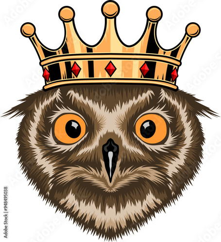 Owl Face Crown