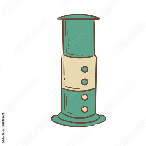 Retro Coffee Elements Aeropress