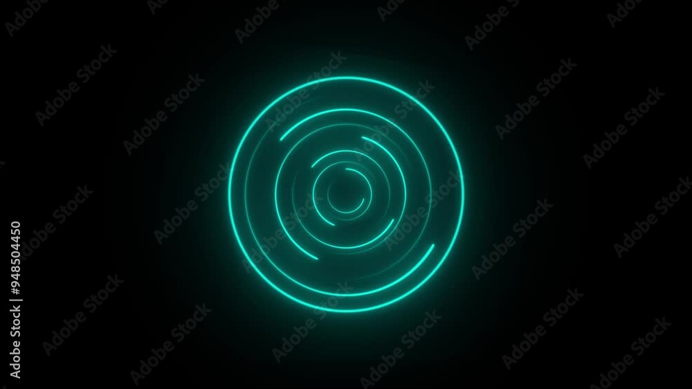 Neon circle line animation concept,technology light circle animation Neon circle line animation concept,technology light circle animation