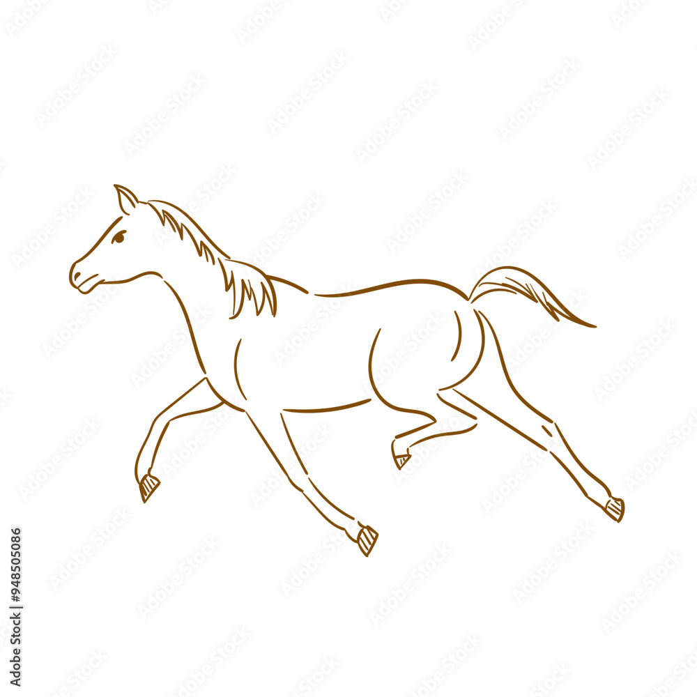 Fototapeta premium Horse Poses