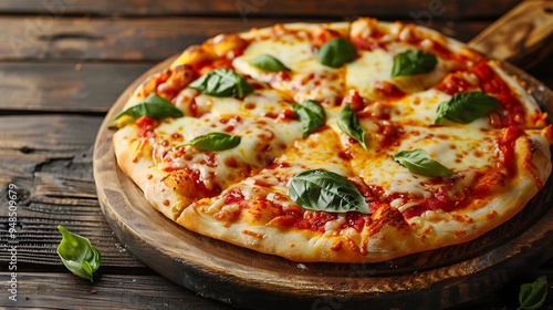 Delicious Margherita Pizza with Basil