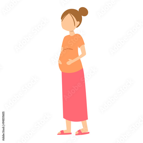 Woman Pregnancy Characters