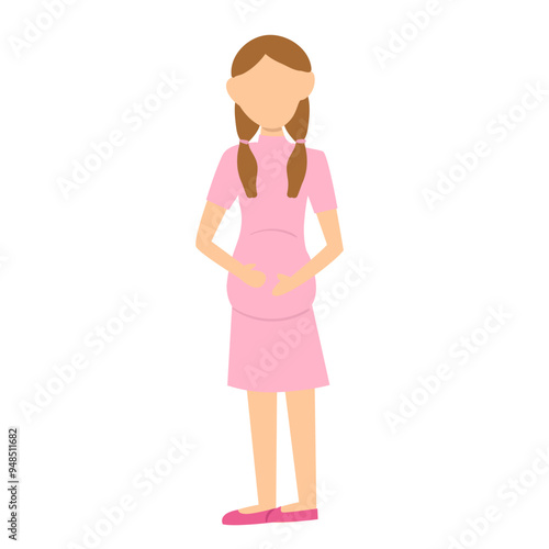 Woman Pregnancy Characters