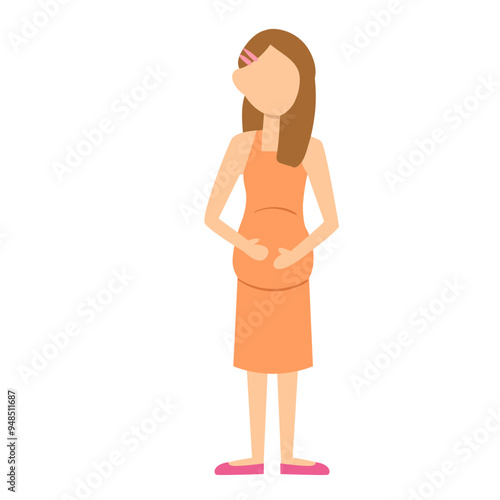 Woman Pregnancy Characters