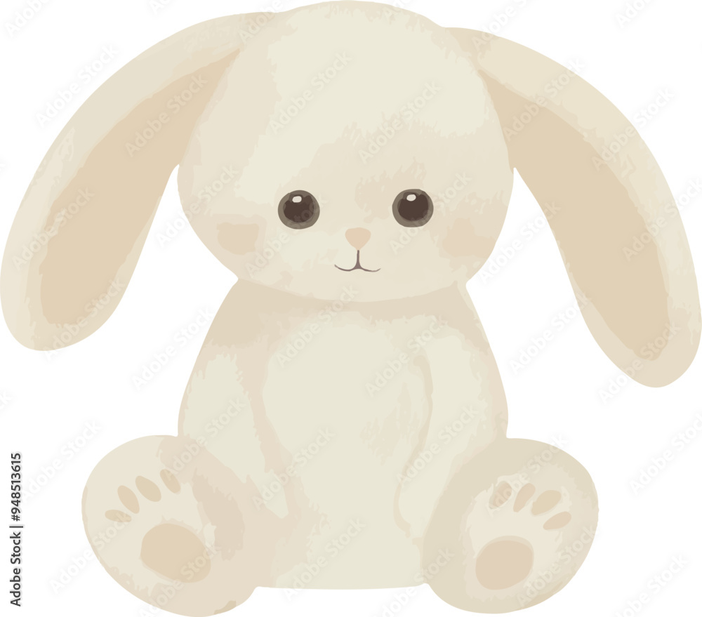 Vector, hear, fluffy rabbit, toy, plush toy, gift, gift toy, present, festive, toy for birthday, icon. Watercolor illustration, Greeting cards, invitation, party, baby shower, birthday, event, holiday Vector, hear, fluffy rabbit, toy, plush toy, gift, gift toy, present, festive, toy for birthday, icon. Watercolor illustration, Greeting cards, invitation, party, baby shower, birthday, event, holiday