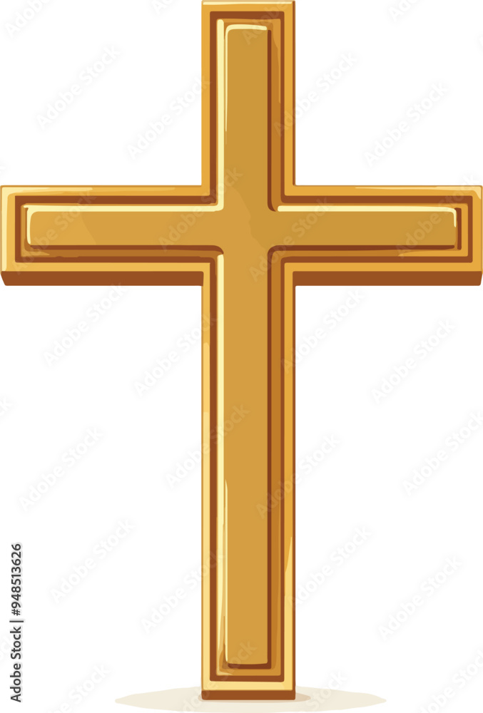 Golden cross with clean lines and a modern design, symbolizing faith and divine strength.
Golden cross with clean lines and a modern design, symbolizing faith and divine strength.