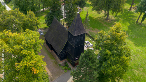 Church of St. Lawrence, Woskowice Małe - Route of wooden sacral architecture of the Opole voivodeship. photo