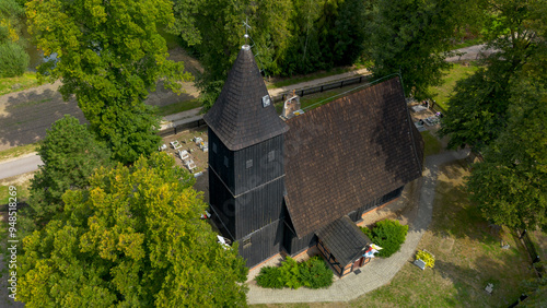 Church of St. Lawrence, Woskowice Małe - Route of wooden sacral architecture of the Opole voivodeship. photo