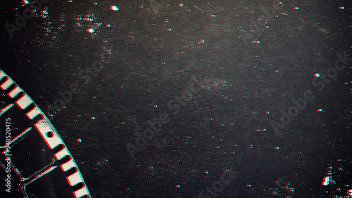 Abstract Grunge Glitch Photocopy Texture Background with Double Exposure and RGB Glitch Effects