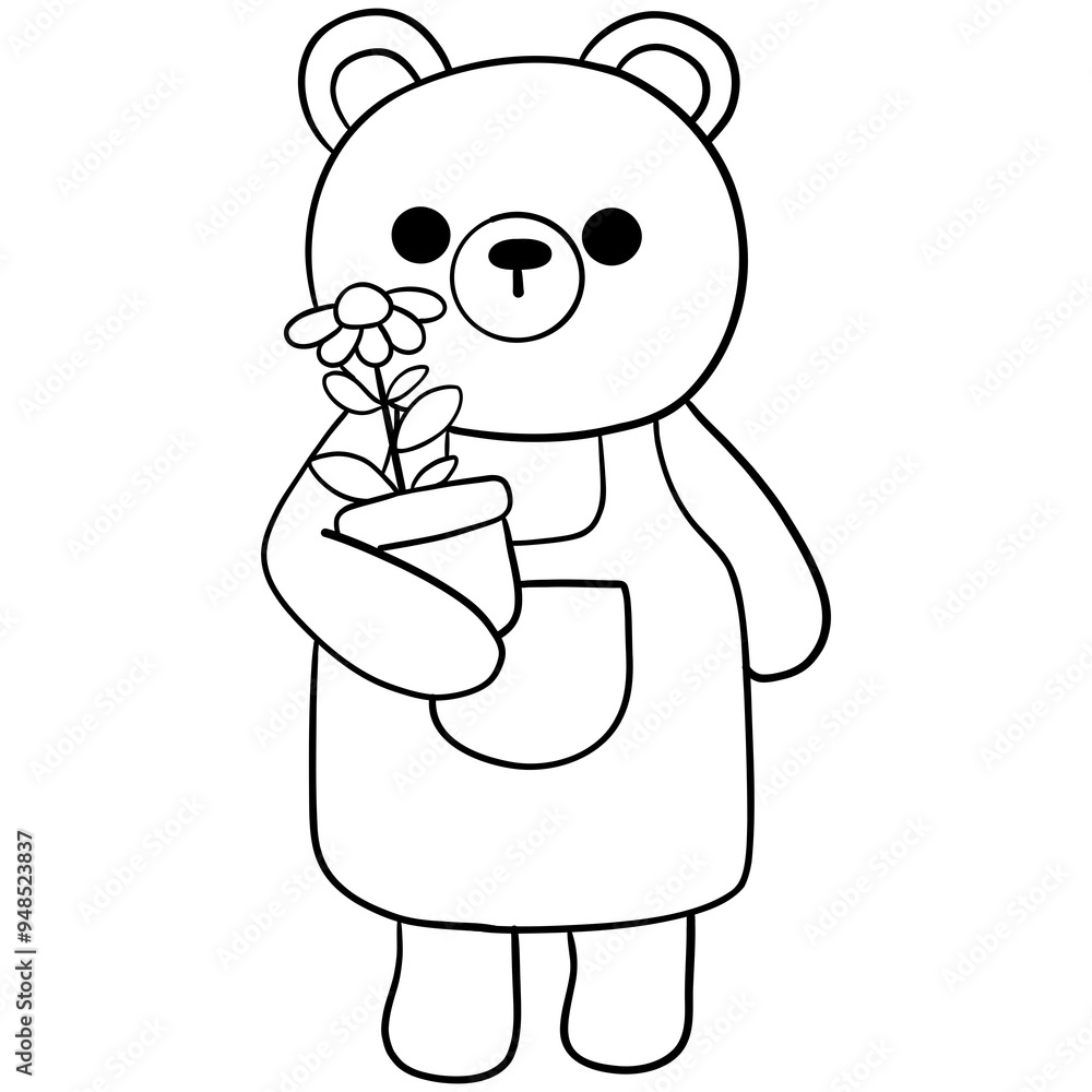 Bears in garden Bears in garden