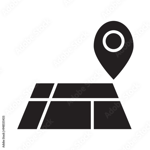 Land Parcel icon Design