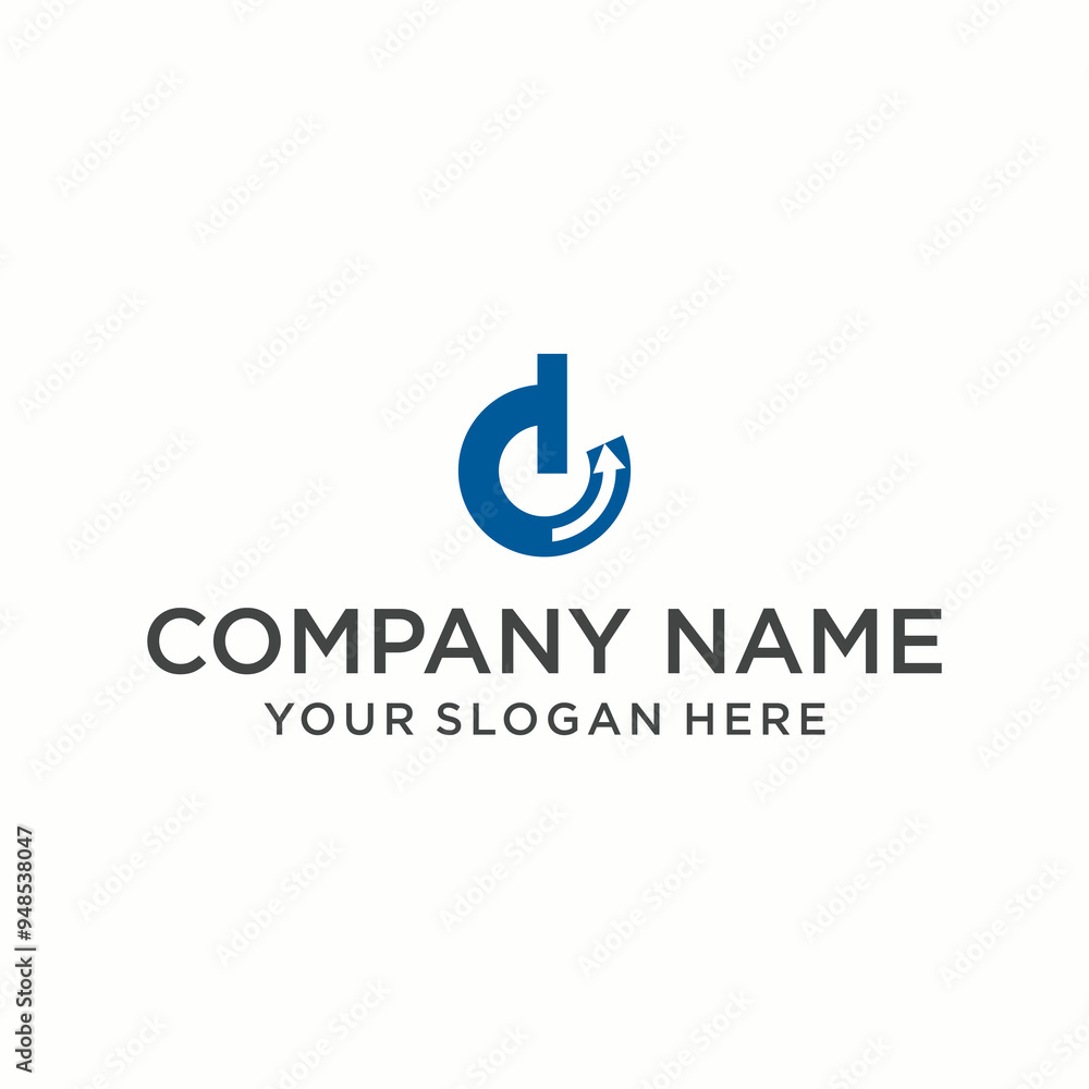 The original D logo is stylish and elegant in shape The original D logo is stylish and elegant in shape