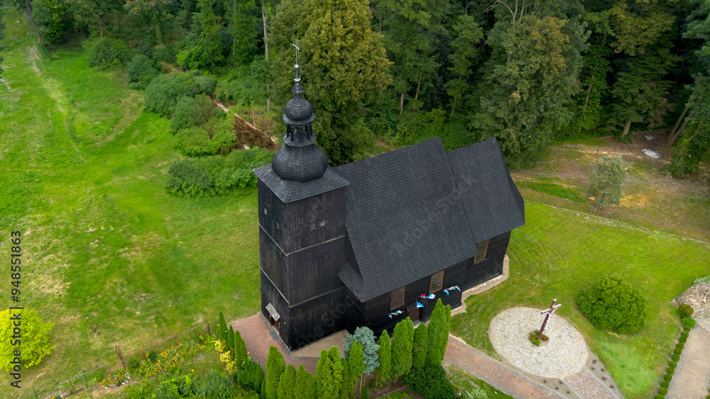 Church of Saints Peter and Paul, Rożnów - Trail of wooden religious buildings in the Opole Voivodeship. Church of Saints Peter and Paul, Rożnów - Trail of wooden religious buildings in the Opole Voivodeship.