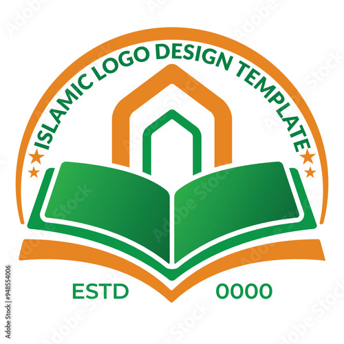 Islamic logo design template