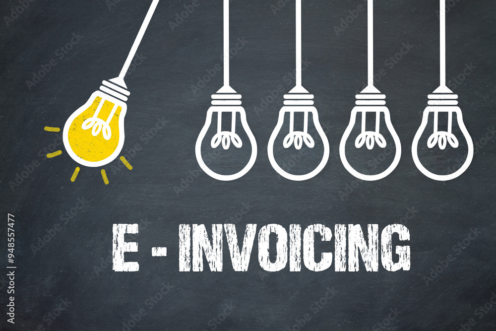Fototapeta premium E-Invoicing 