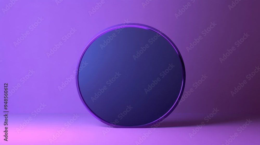 Purple Circle on Purple Background Purple Circle on Purple Background