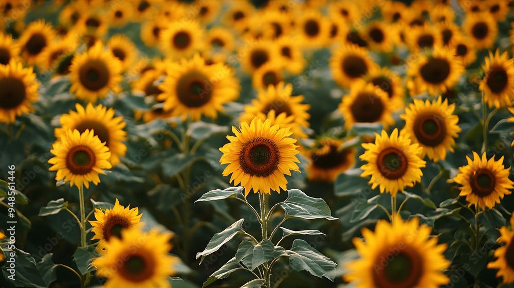 200. **A field of vibrant sunflowers with tall stems and large yellow blooms. 200. **A field of vibrant sunflowers with tall stems and large yellow blooms.