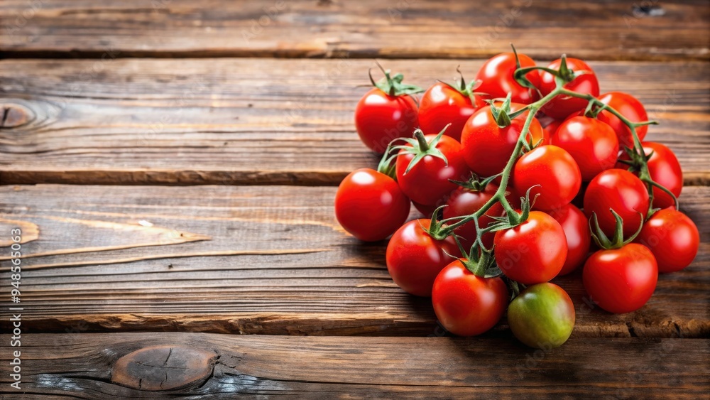 Fresh ripe grape tomatoes on wooden table , Grape, tomatoes, wooden, table, fresh, ripe, healthy, organic, natural, red Fresh ripe grape tomatoes on wooden table , Grape, tomatoes, wooden, table, fresh, ripe, healthy, organic, natural, red