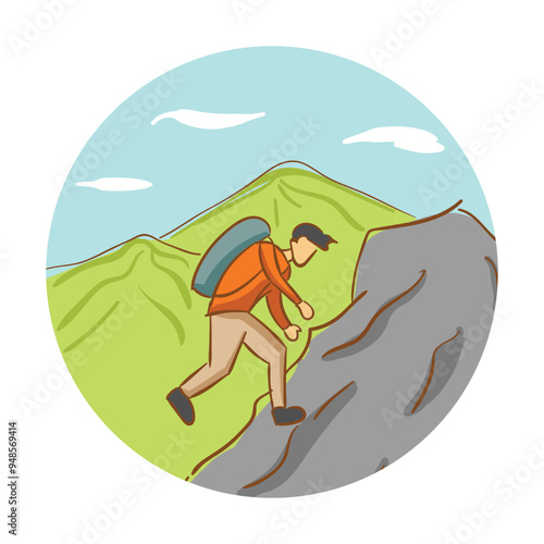 Hiking Scene