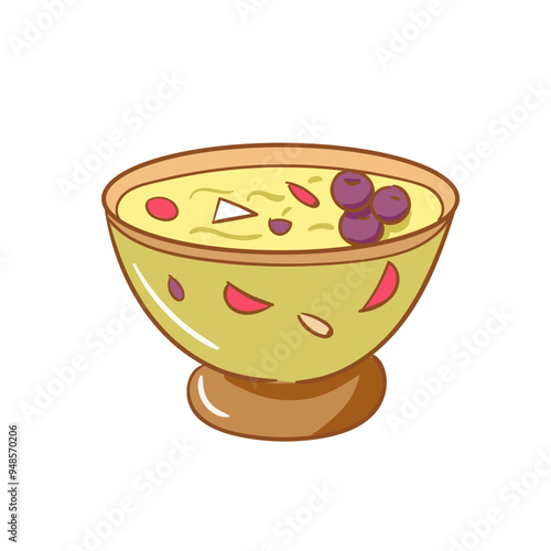 Party and Sweet Food Fruit Custard
