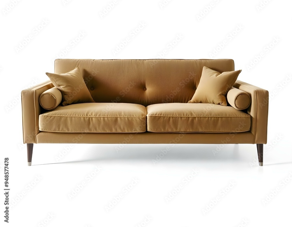 Obraz premium a sofa on a white background create with ai
