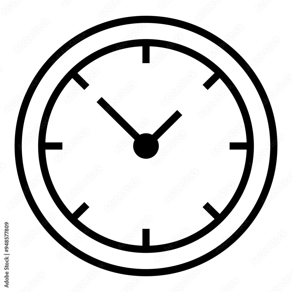 Time clock icon. Wall clock vector icon. Schedule timer sign. Time clock icon. Wall clock vector icon. Schedule timer sign.
