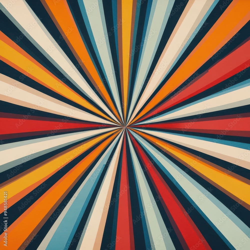 Create colorful, wavy lines radiating outward like sun rays Create colorful, wavy lines radiating outward like sun rays