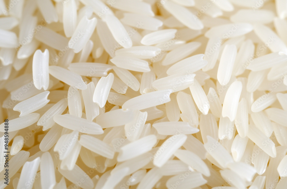 close-up shot of white rice close-up shot of white rice