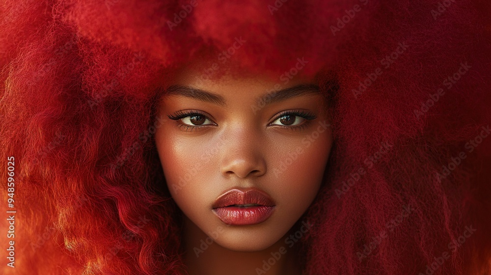 Fototapeta premium girls from different countries with different skin and hair colors. Asian, Scandinavian, African-American posing cheerfully and emotionally on a pink background, celebrating women's day,generative ai