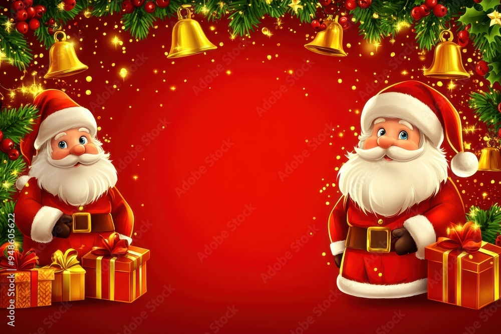 Festive Santa Claus Celebration Festive Santa Claus Celebration