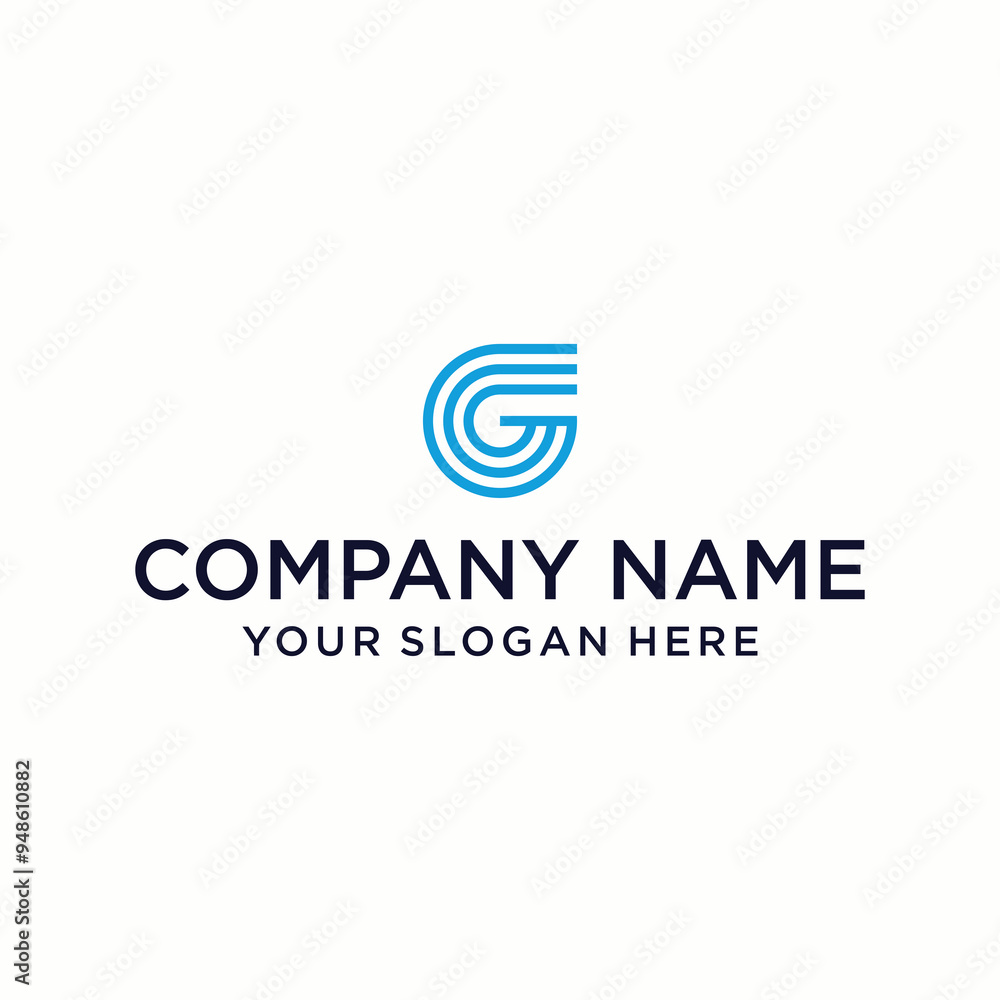 The original G logo is stylish and elegant in shape The original G logo is stylish and elegant in shape