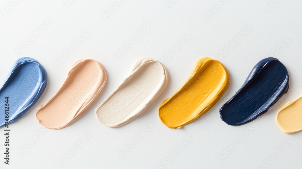 Navy and gold color palette, rich deep tones, elegant swatch, isolated on white background Navy and gold color palette, rich deep tones, elegant swatch, isolated on white background