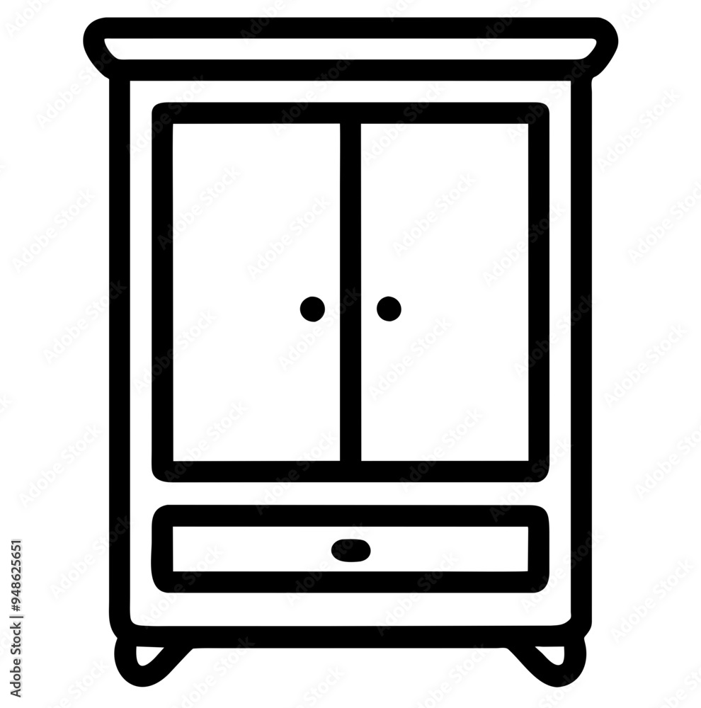 Spacious Wardrobe for Organized Clothing Storage Spacious Wardrobe for Organized Clothing Storage