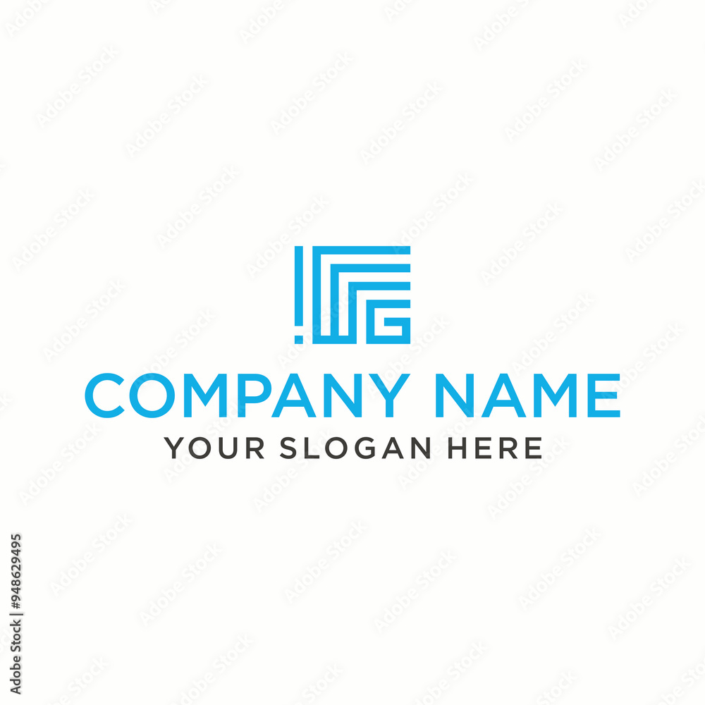 A very simple IWG-shaped creative design line A very simple IWG-shaped creative design line