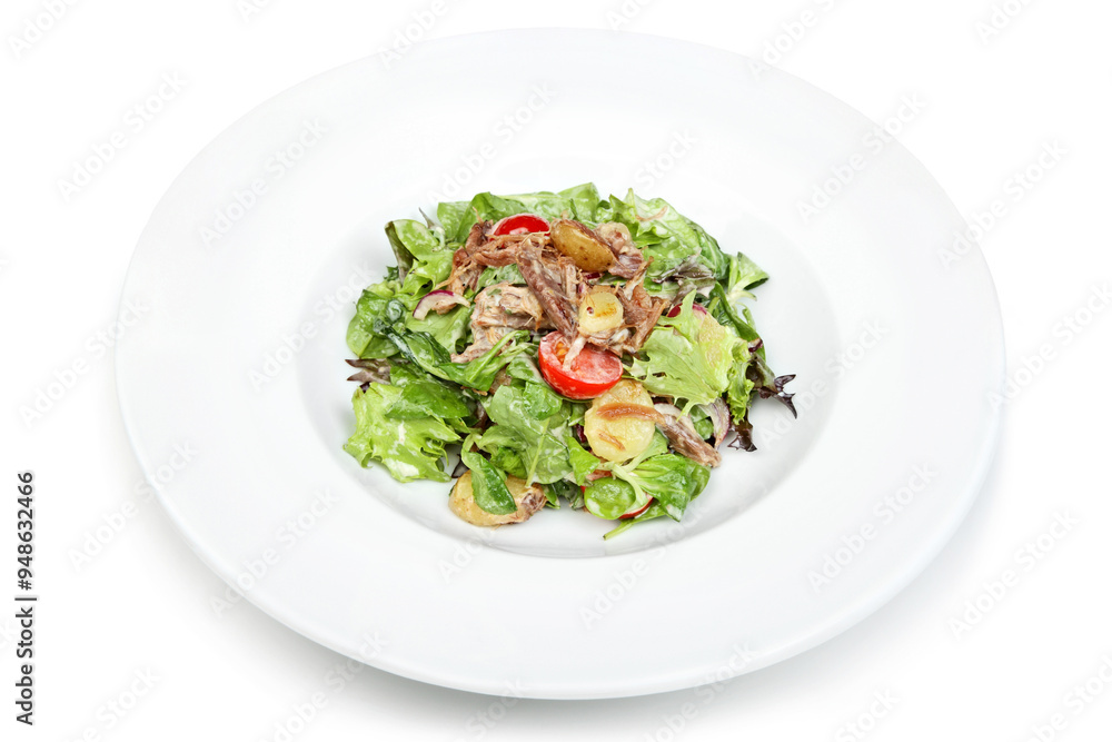 Duck Salad with Potatoes and Greens Duck Salad with Potatoes and Greens