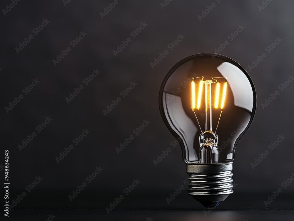 A glowing light bulb illuminating a dark background, symbolizing ideas, innovation, and creativity. A glowing light bulb illuminating a dark background, symbolizing ideas, innovation, and creativity.