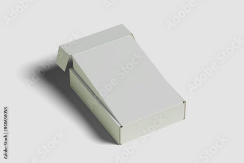 Single mailer box mockup