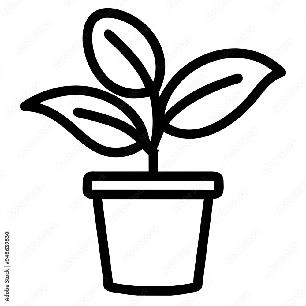 Lush Houseplant for Indoor Air Quality and Aesthetics Lush Houseplant for Indoor Air Quality and Aesthetics