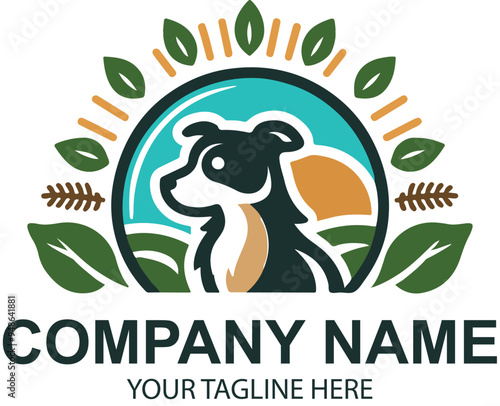 vector pet logo design 
