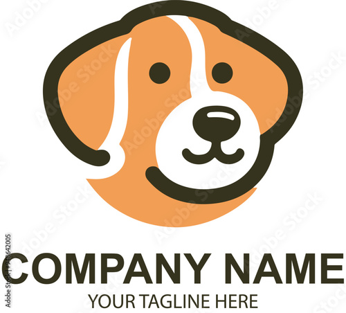 vector pet logo design 