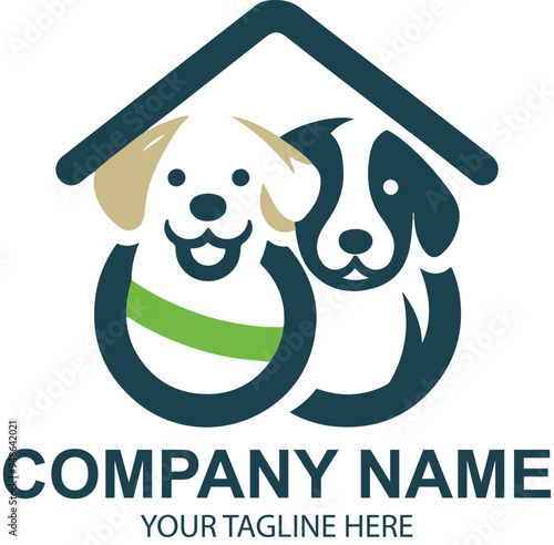 vector pet logo design 