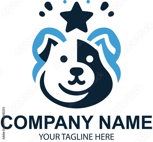 vector pet logo design 