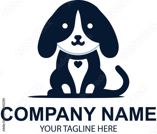 vector pet logo design 