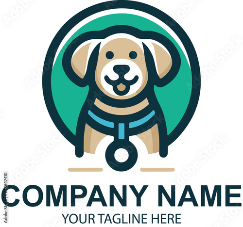 vector pet logo design 
