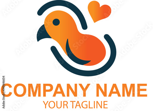 vector pet logo design 